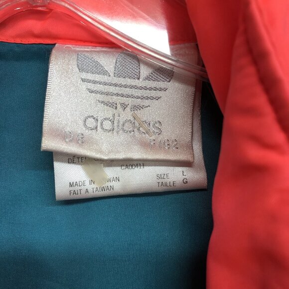 Vintage Adidas 1990s Track Suit Windbreaker Set Womens Size Large Retro Nylon - Picture 6 of 15